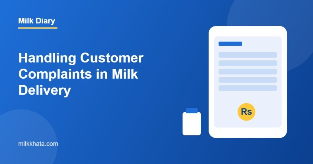 Handling milk delivery complaints illustration